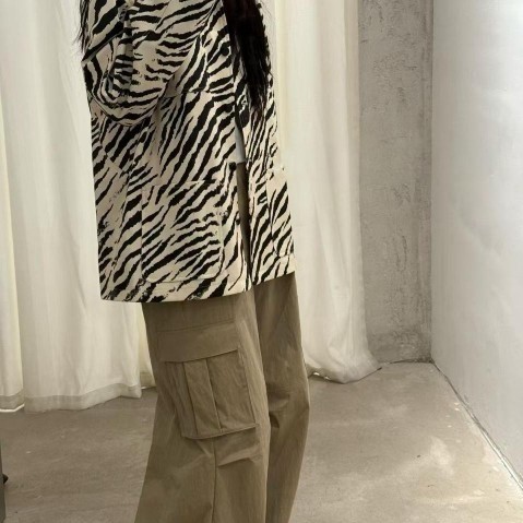 JAKET WANITA MOTIF ZEBRA