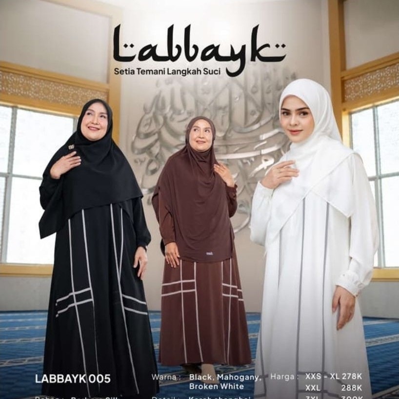 TERMURAH PROMO GAMIS DEWASA ORI NIBRAS LABBAYK 005