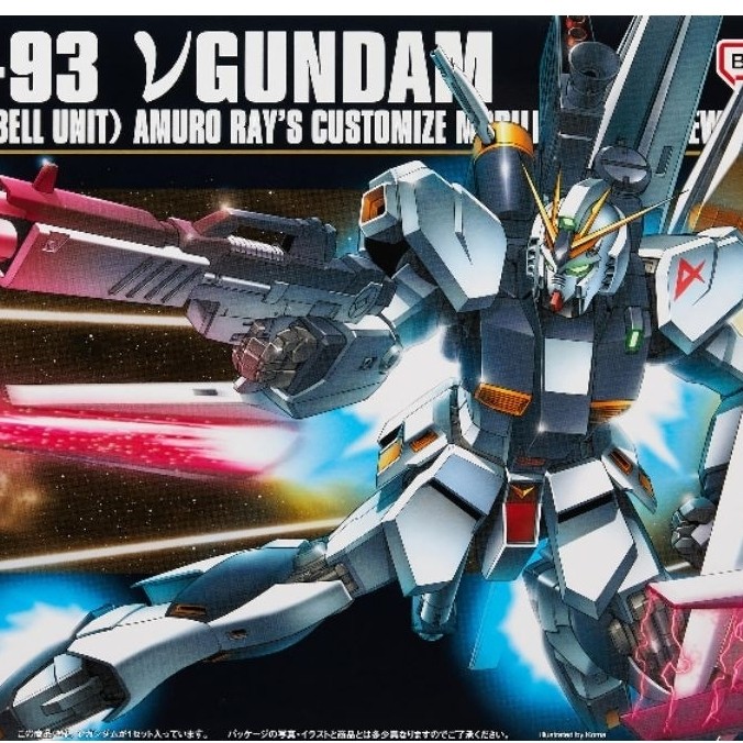 Gundam HG Nu HGUC RX93 Nu Bandai Model Kits