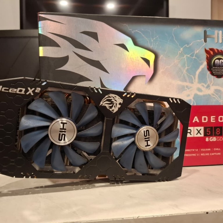 VGA HIS RX 580 / RX580 IceQ X2 OC 8GB GDDR5 - Second 2ND