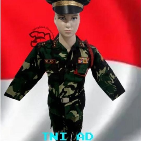 SERAGAM TNI AD ANAK/BAJU TNI AD ANAK Terlaris