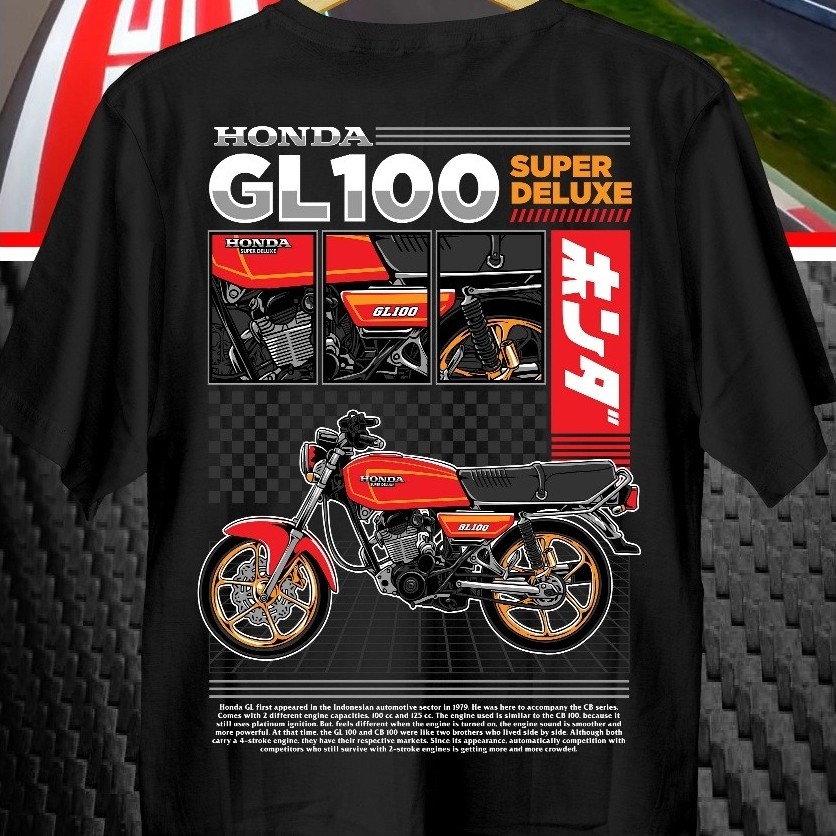 Kaos Motor GL100 // Kaos GL // Baju GL