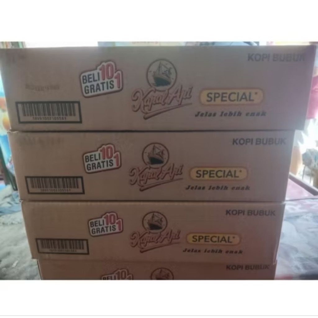 kopi kapal api mini renteng 10+1 dus