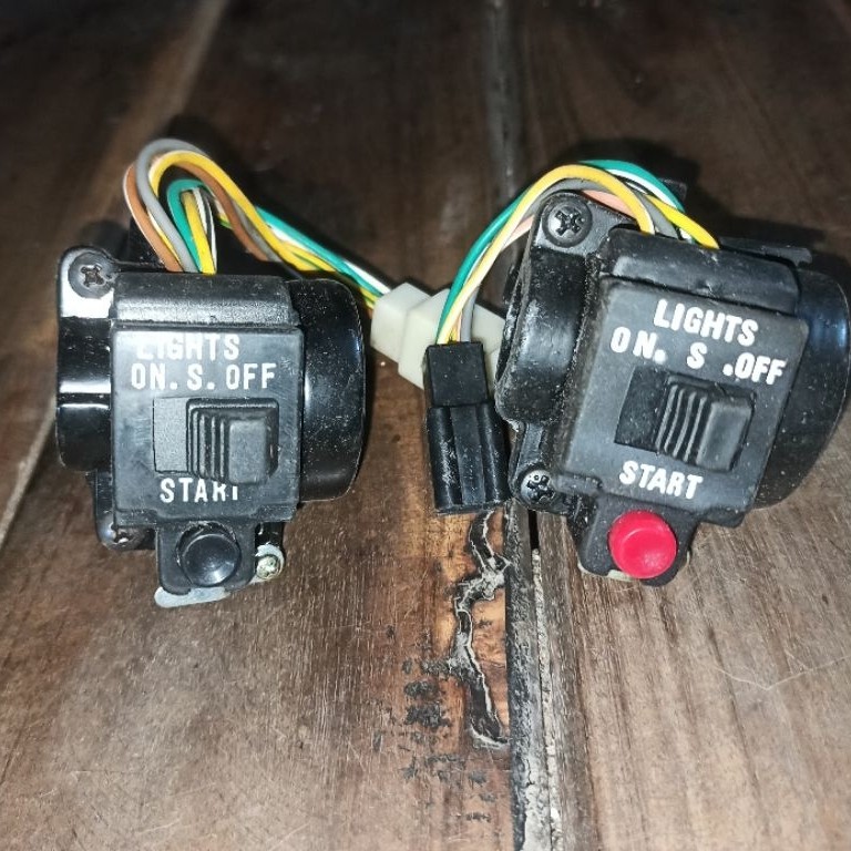 holder saklar tombol kanan kiri rc80