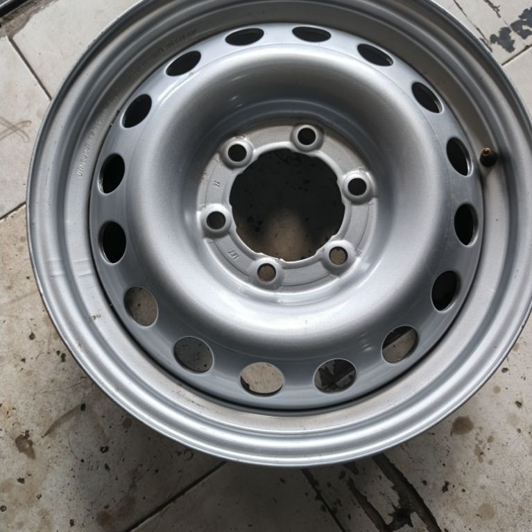 Velg kaleng OEM Toyota Hilux Ring 17x6inch lobang 6 pcd 139.7 Copotan Dealer Mobil Baru bisa untuk T