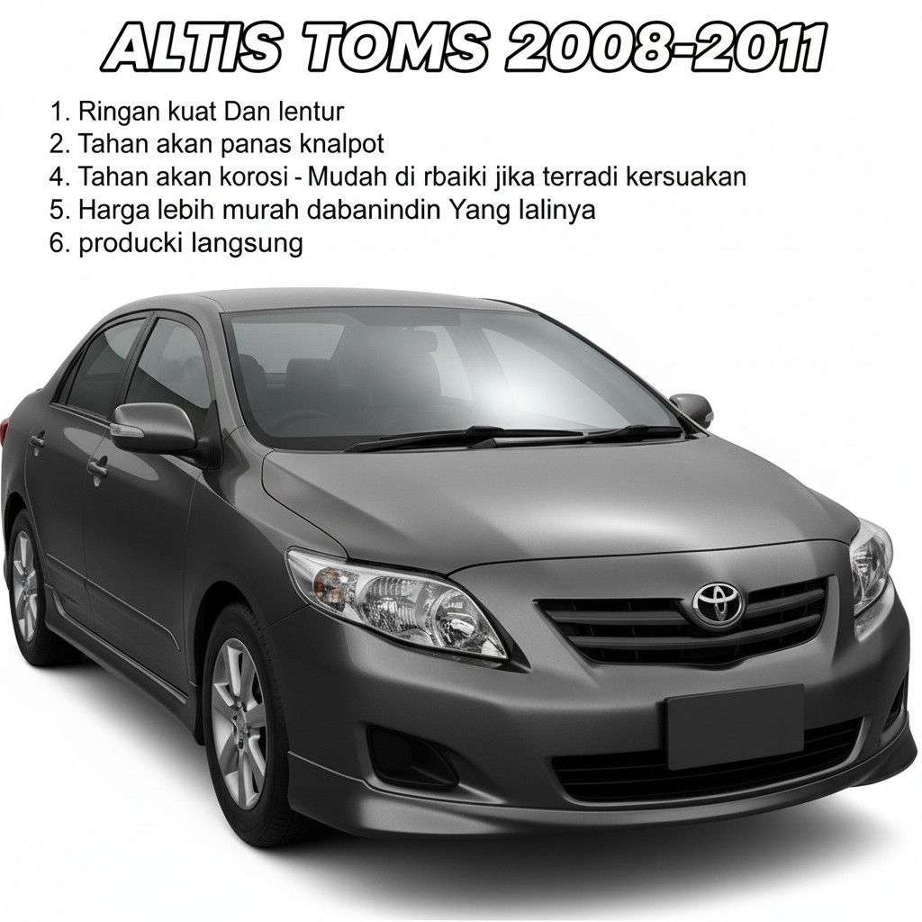 bodykit Toyota Altis 2008 2009 2010 BODY KIT COROLLA ALTIS
