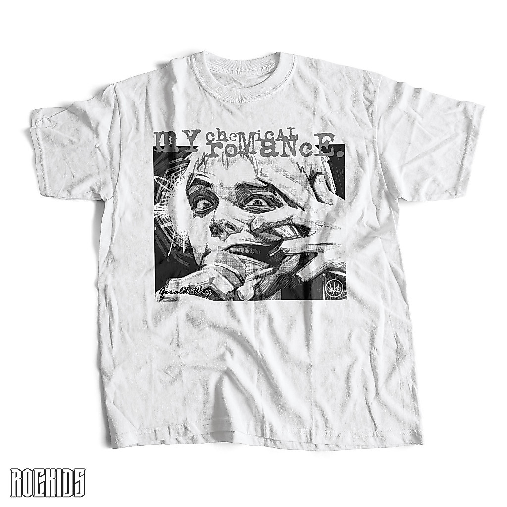 ROCKIDS - GERALD MCR - TSHIRT - TEES - KIDSWEAR - KAOS BAND - KAOS BAND MY CHEMICAL ROMANCE - KAOS M
