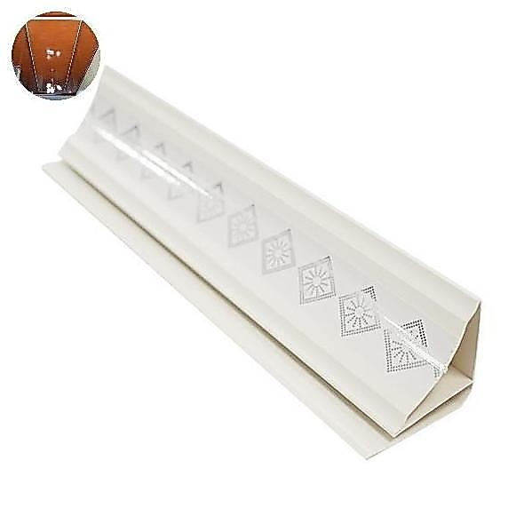 List tembok pvc list profil pvc motif wajik 6cm