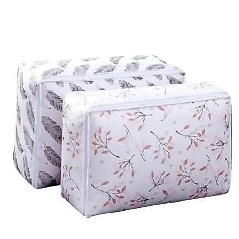 TERLARIS TAS KANTONG PLASTIK LAUNDRY BAG TEMPAT PAKAIAN BAJU KOTOR LAUNDRY DRESS BAG CORAK PUTIH