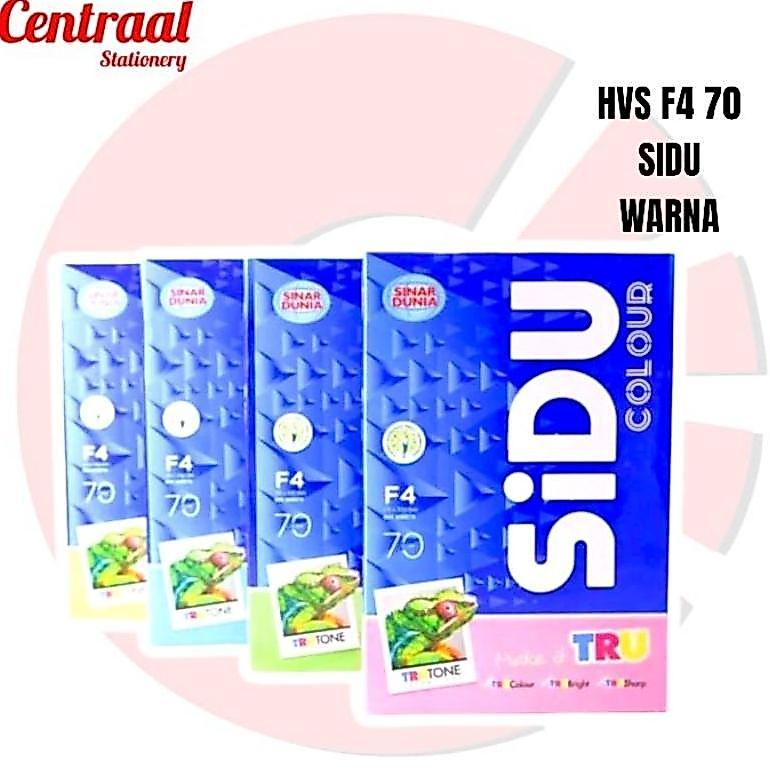 Kertas Hvs Warna Sidu F4 70