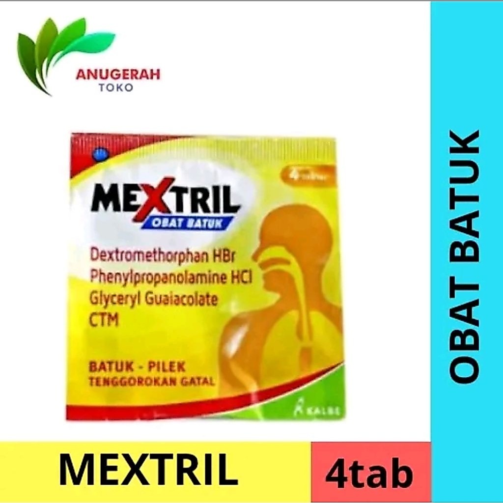 Mextril pereda batuk 4 tablet