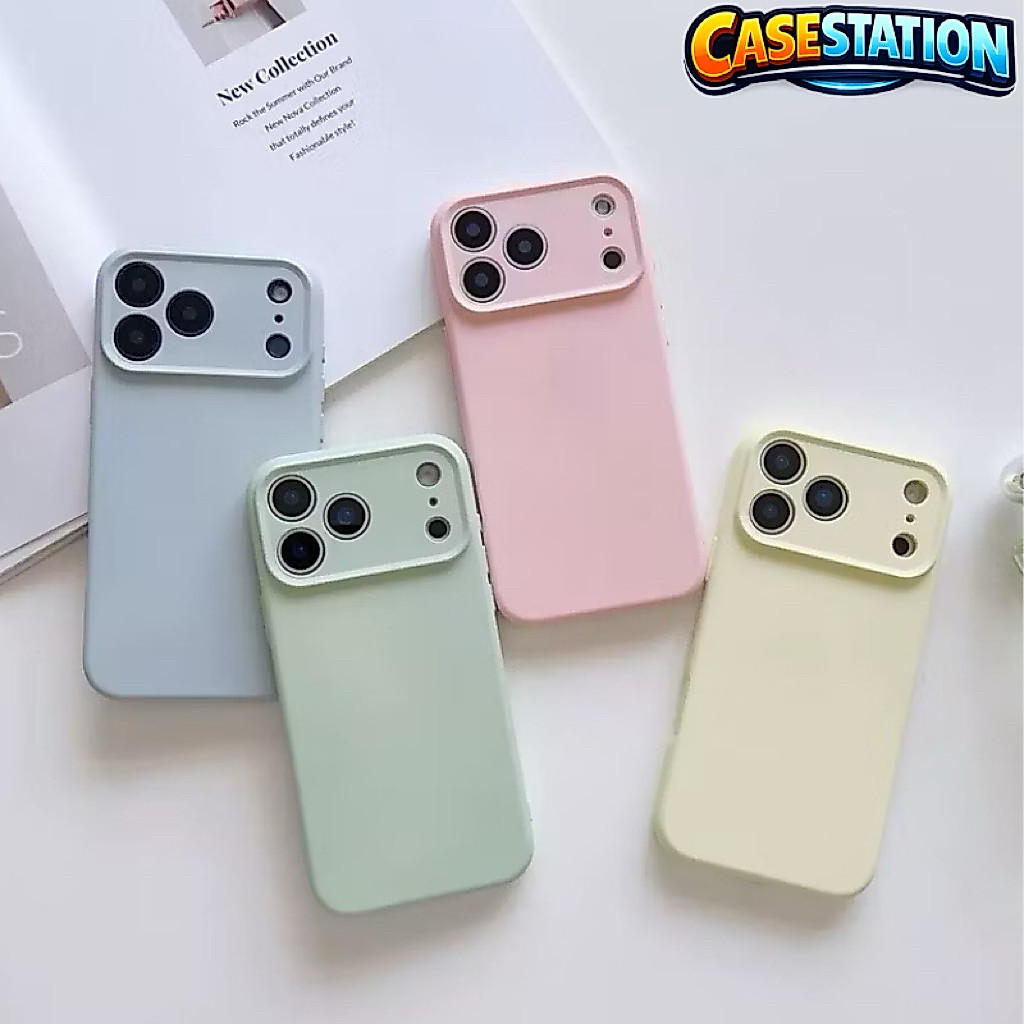 CASESTATION | Premium Magnetic Liquid Silicone Casing Compatible for Iphone 11 12 13 14 15 16 17 Pro
