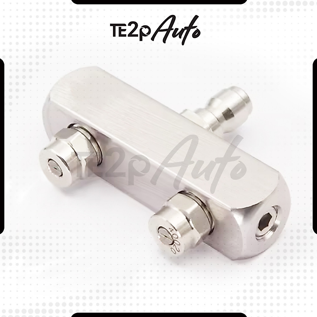 Te2P Auto Nozzle Tip 2In1 40 Ujung Semprotan Gun Penyemprot Nosel 2 Mata Quick Release Adaptor 1/4"