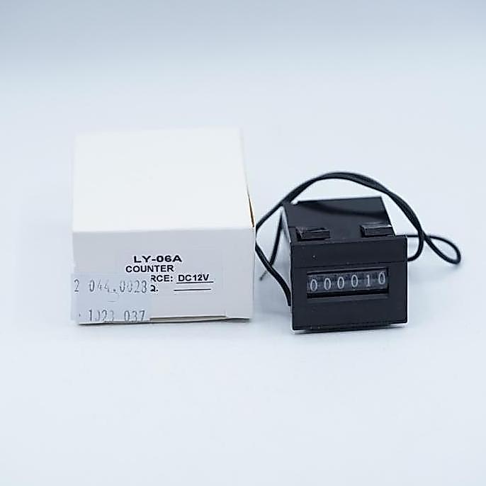Counter Ly-06A Dc 12V 6 Digit Counter Digital Counter Mechanical Counters  Electromagnetic Pulse Cou