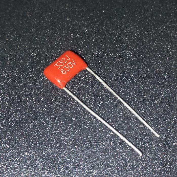 milar 332 630v 3n3 3.3nf mylar capasitor kapasitor 400v 332j 332j630v 3,3nf 3.3n 3,3n 1