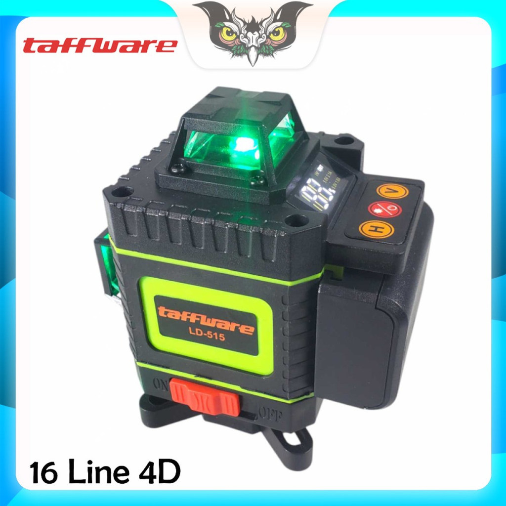 Laser Level Kemiringan Mesin Self Leveling 16 Line Laser 4D Remote
