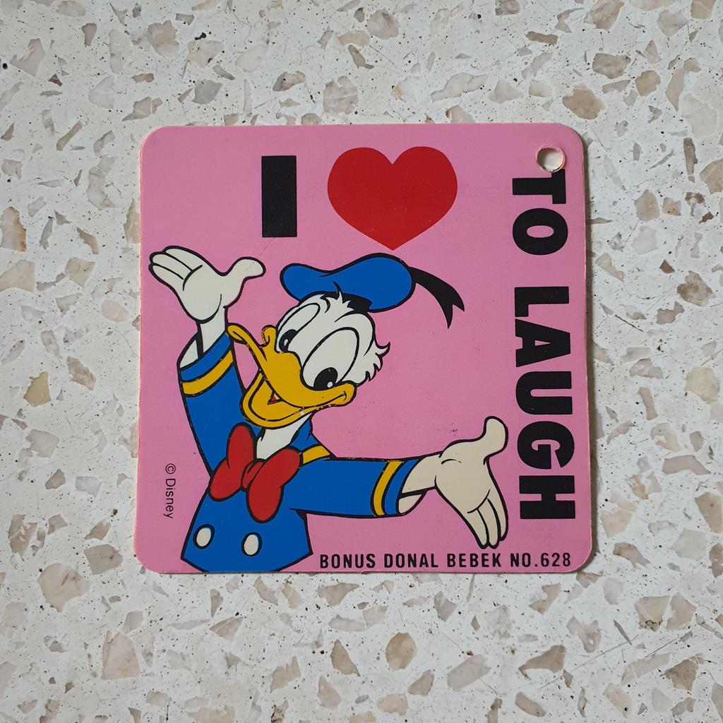pembatas buku donal bebek donald duck bonus majalah