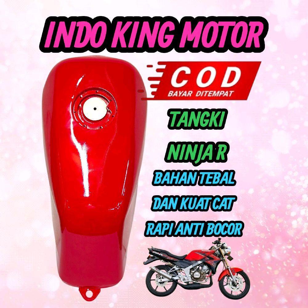 TANGKI NINJA R MERAH BAHAN TEBAL CAT RAPI PRESISI ANTI BOCOR TENGKI KAWASAKI NINJA R Motorcycle