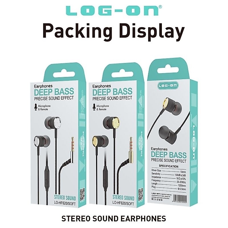 Headset LOGON HF620 Bass Hansfree Handset Handsfree LOG ON HF620 Bass Earphone LOG-ON HF620 Bass