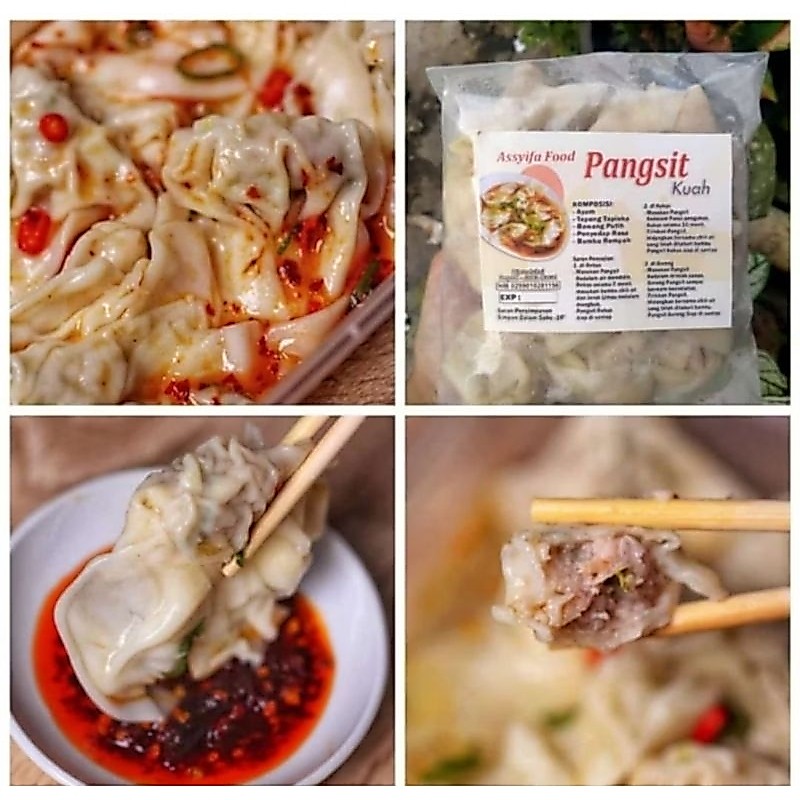 pangsit ayam kuah pedas