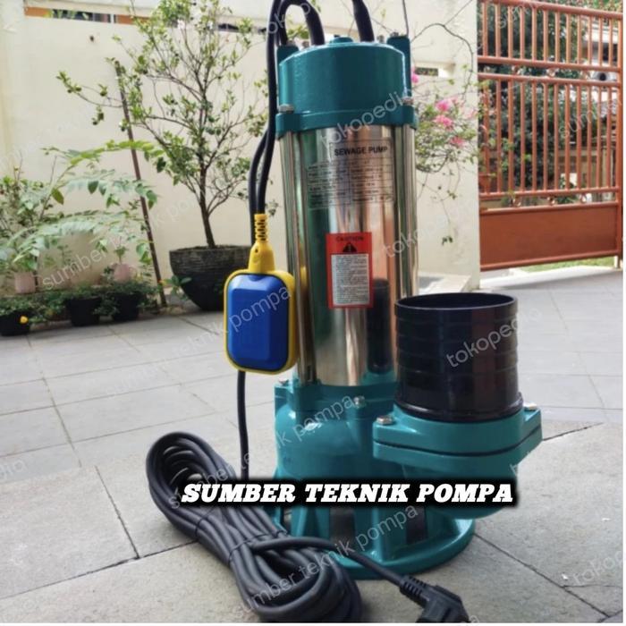 Mesin Pompa Air Pompa Celup Air Kotor Otomatis Submersible Pump 4inch