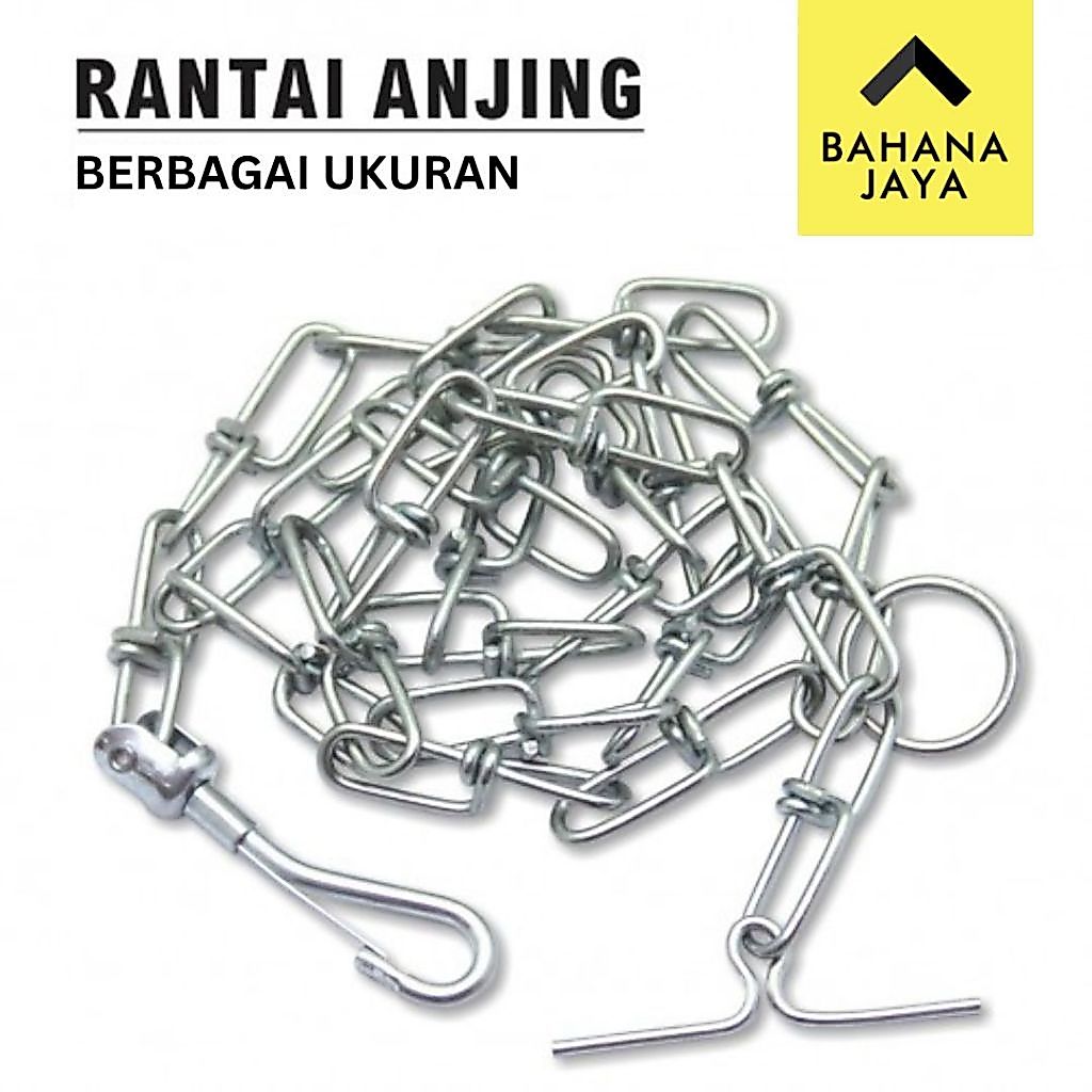 Rantai Anjing No. 20 No 40 / Rantei Gogok / Rante Hewan / Rantai Peliharaan / Rantai Monyet MANADO