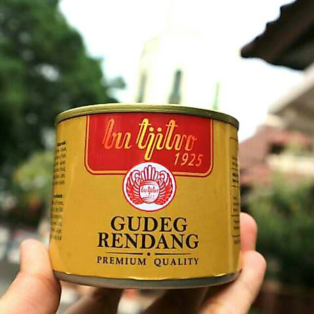 Oleh-Oleh Khas Jogja, Gudeg Kaleng, Rendang Kaleng, Rendang Sapi, Gudeg Kaleng  Bu Tjitro, Bu Tjitro