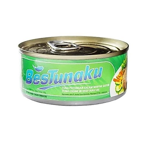 Bestunaku Tuna Chunk Oil Ikan Tuna Kaleng 150gr