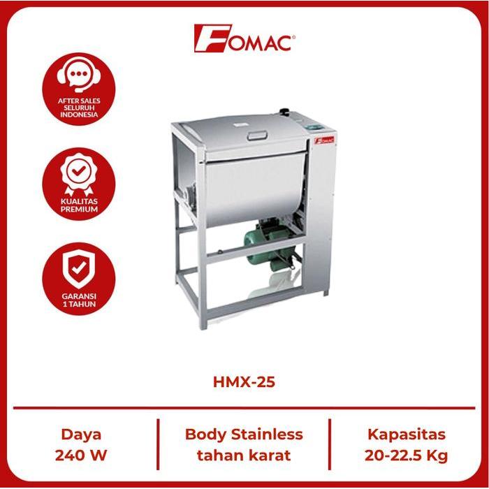 FOMAC Horizontal Mixer HMX-25 Mesin Pengaduk Adonan Kue Roti