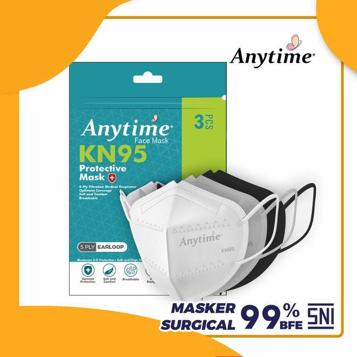 Masker KN95 ANYTIME SACHET ISI 3