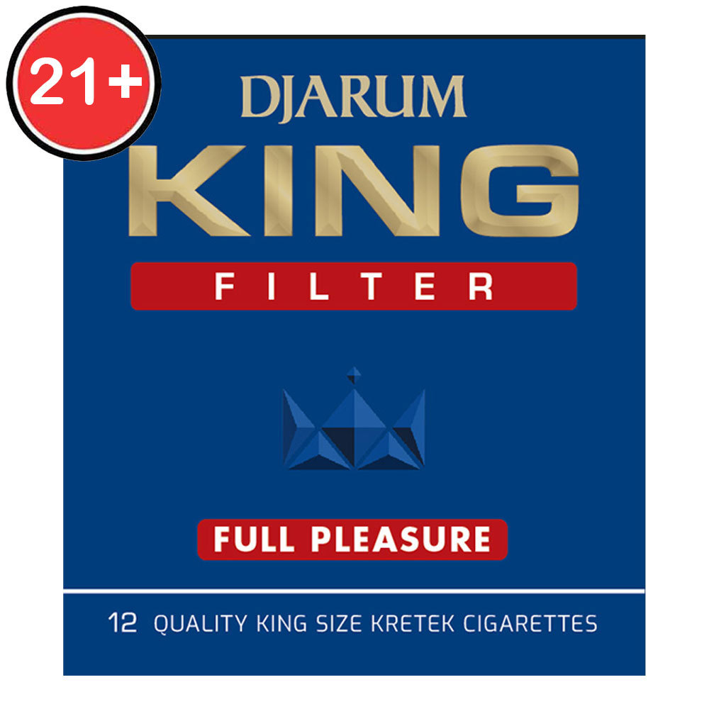 DJARUM KING ROKOK FILTER  12'S