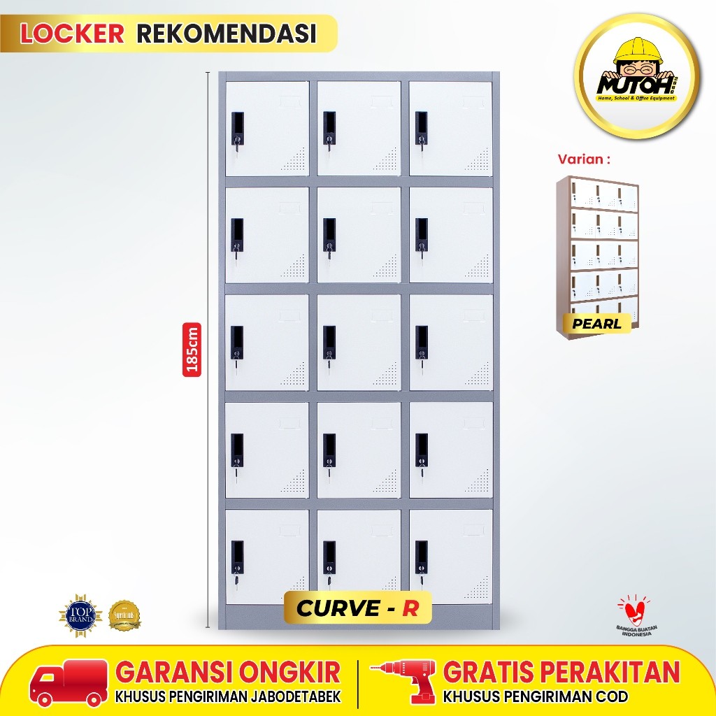 LOKER LOCKER BESI 15 PINTU | MUTOH REKOMENDASI