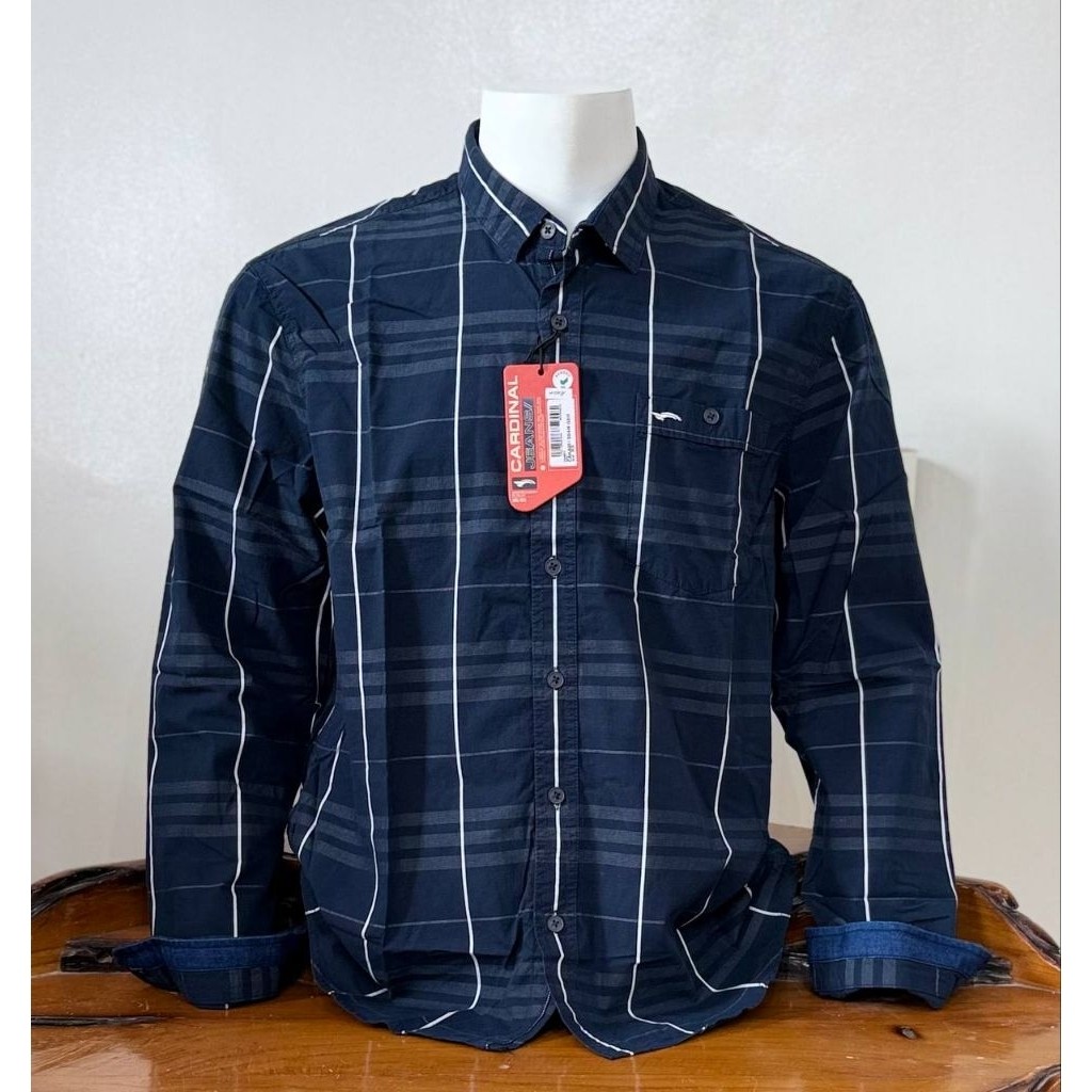 PROMO TERBARU KEMEJA PRIA CARDINAL JEANS BIG SIZE / JUMBO NEW LENGAN PANJANG