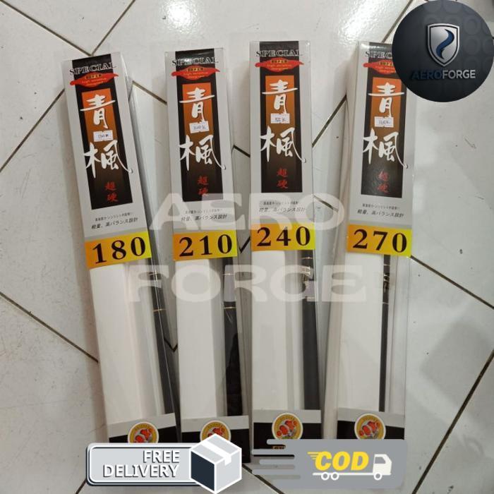 Joran Tegek Ros Pendek Haizhen Spesial Bahan Carbon Kuat Action Medium - 240
