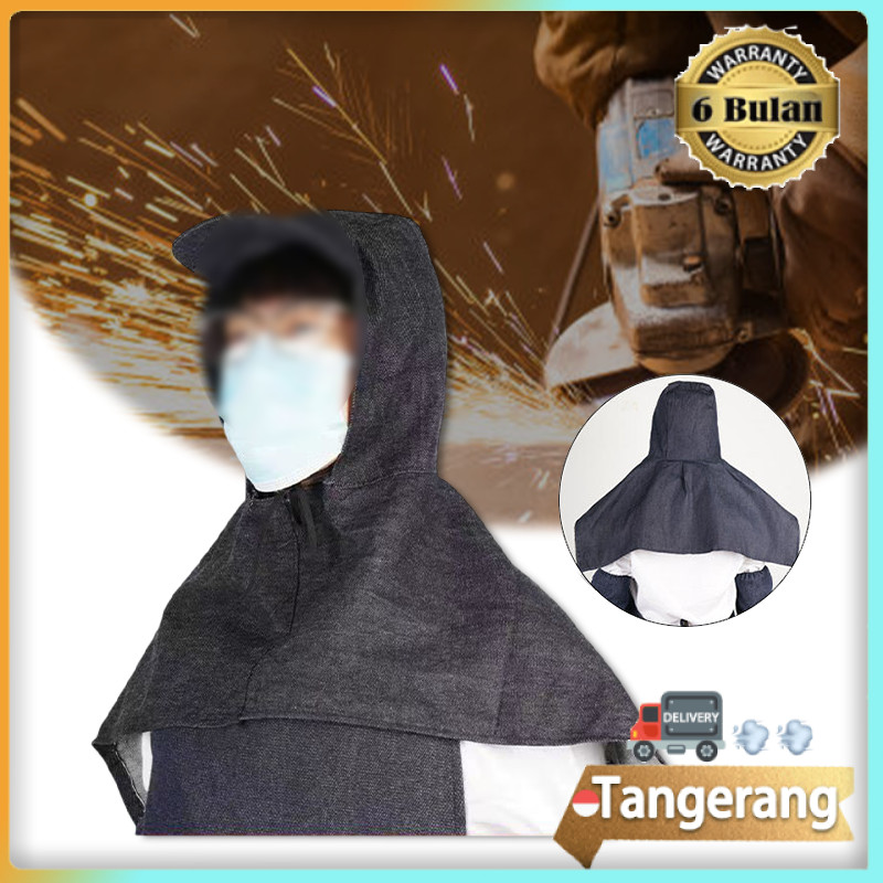 Topi Kerpus Las / Topi Welder Bahan Jeans Tebal / Topi Jepang / Kerpus Las