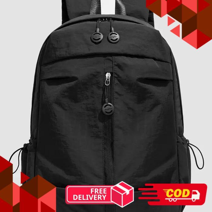 Mores Tas Ransel Pastel Backpack Ella Pria Wanita Parasut Nilon Anti Air Waterproof Tas Laptop Ukura