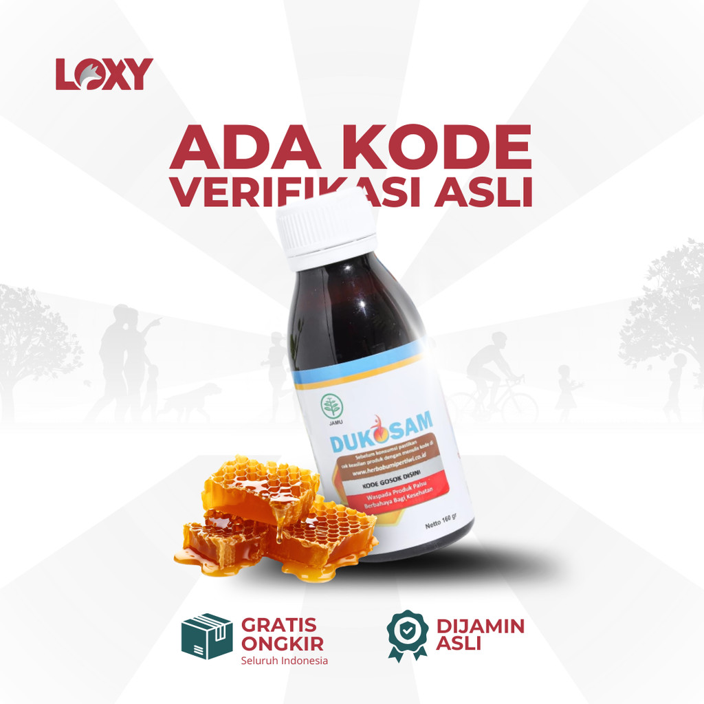 Madu Dukosam | Kolesterol Asam Urat Nyeri Sendi | Original