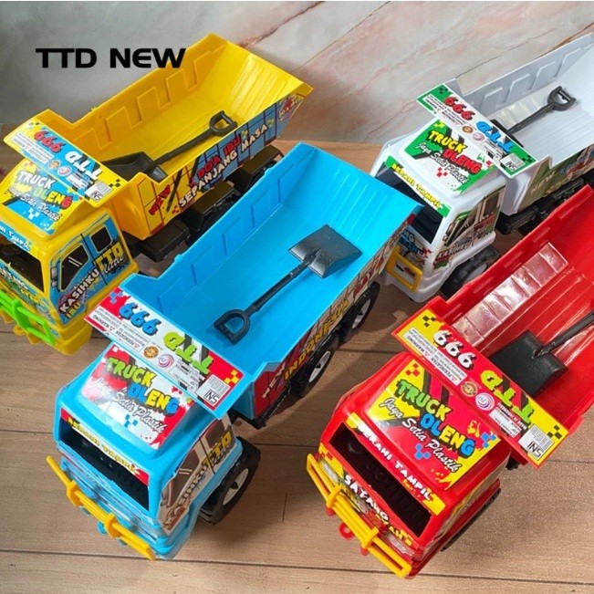 TOKOACCBOSS - (TTD999) Mainan Truk Oleng Pengangkut Pasir / Mainan Truk Dump Pasir TTD 999 Plastik /