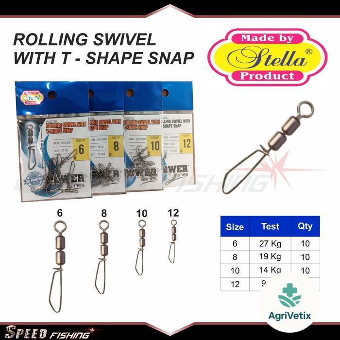 Rolling Swivel with T Shape Snap Stella Kili Kili - 6