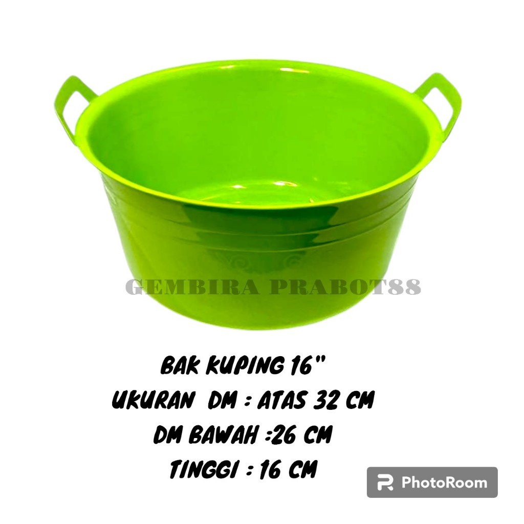 TerbaruCod Bak Kuping / Baskom Kuping Ukuran 16" rnaPROMO