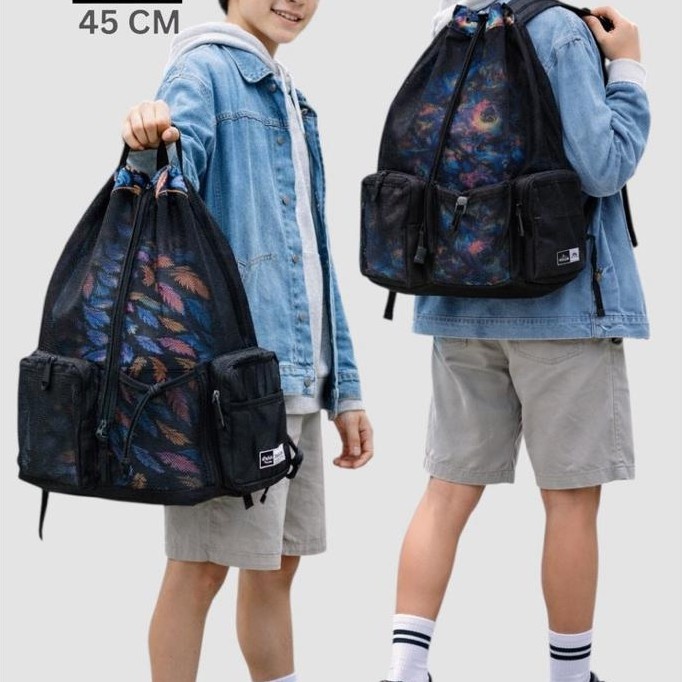 Tas Renang Jaring Printing / Tas Aksesoris Renang