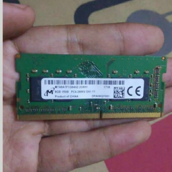 Ram 8gb DDR4 Sodimm Micron 2666mhz