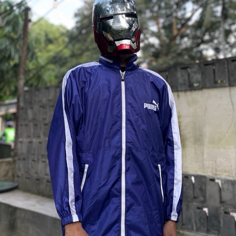 Puma windbreaker blue jacket original