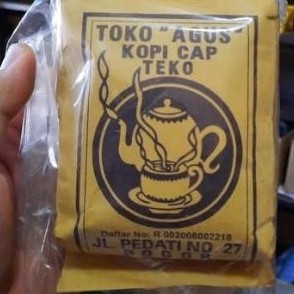 Kopi Bubuk Tanpa Gula Cap Teko/Kopi Cap Teko 250 Gram Kopi Bogor