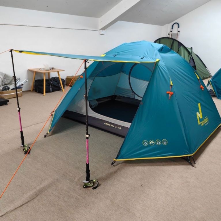 tenda camping TENDAKI arundaya 4 air+ kap 4 orang frame alloy
