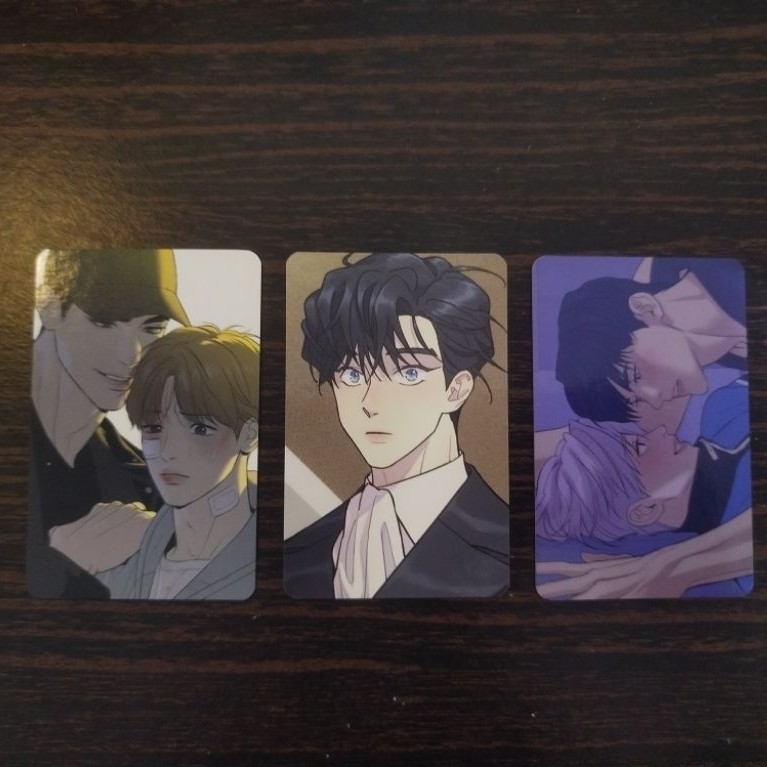 Photocard Official Team Lezhin Athlete Taekyung, Photocard Official Jinx, Pearl Boy