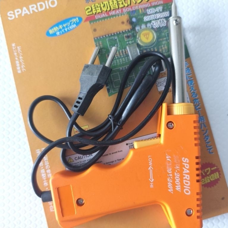 Solder tembak Spardio / solder tembak murah biasa