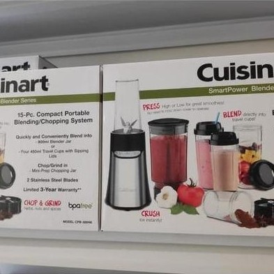 Cuisinart Compact Portable Blender Chopper Smoothies Cpb-300Hk Terbaru