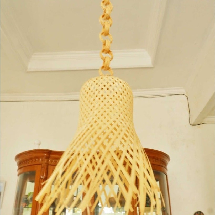KAP LAMPU GANTUNG HIAS-CAFE DESIGN-DESIGN CAFE-KAP LAMPU BAMBU-DECOR COD