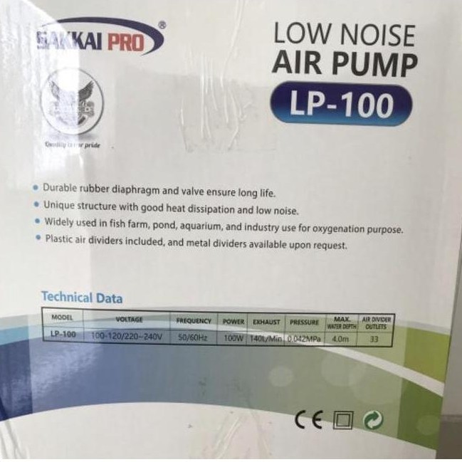 Grosir Aerator / Air Pump Lp 100 Sakkai Pro